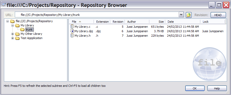 SVN Repository Details