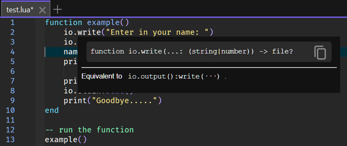 EmmyLua Analyzer Rust Tip